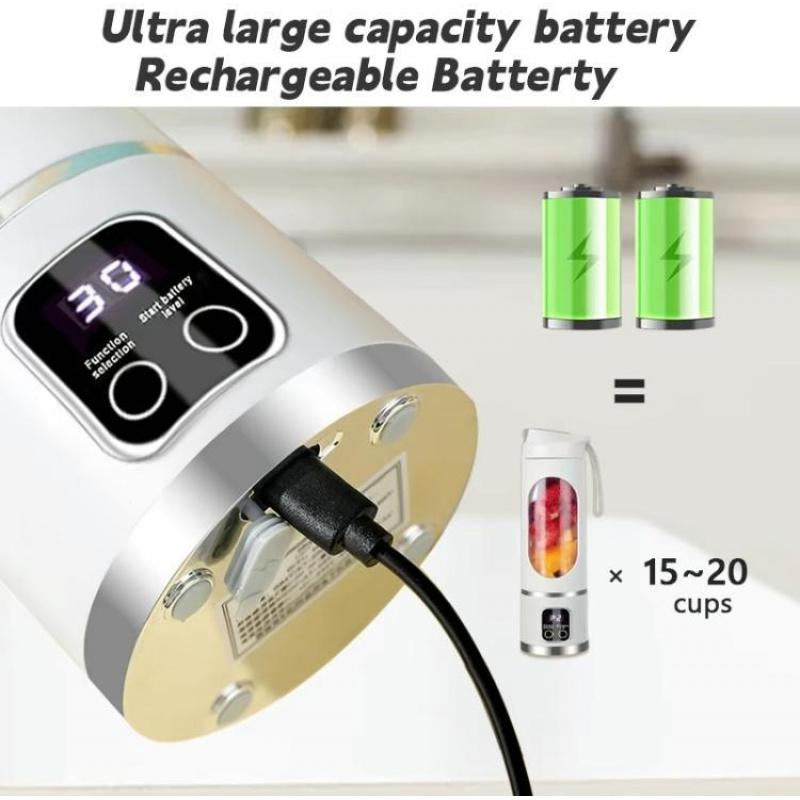 Portable Juicer Blender – Tiktok Top Seller Mini Wireless Design, Father’S Day Mens Gift & Today’S Deals, for Diets/Smoothies/Ice Shakes, Easy-Clean Kitchen Gadget for Home/Travel