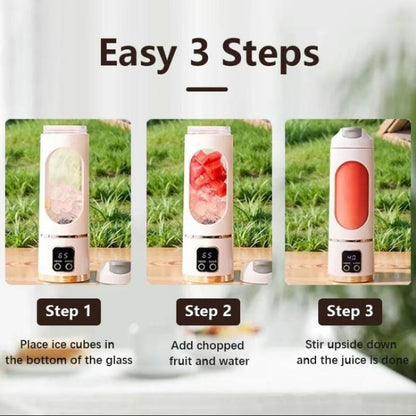 Portable Juicer Blender – Tiktok Top Seller Mini Wireless Design, Father’S Day Mens Gift & Today’S Deals, for Diets/Smoothies/Ice Shakes, Easy-Clean Kitchen Gadget for Home/Travel