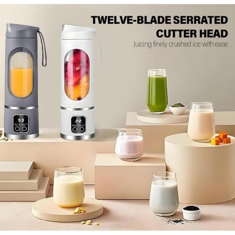 Portable Juicer Blender – Tiktok Top Seller Mini Wireless Design, Father’S Day Mens Gift & Today’S Deals, for Diets/Smoothies/Ice Shakes, Easy-Clean Kitchen Gadget for Home/Travel