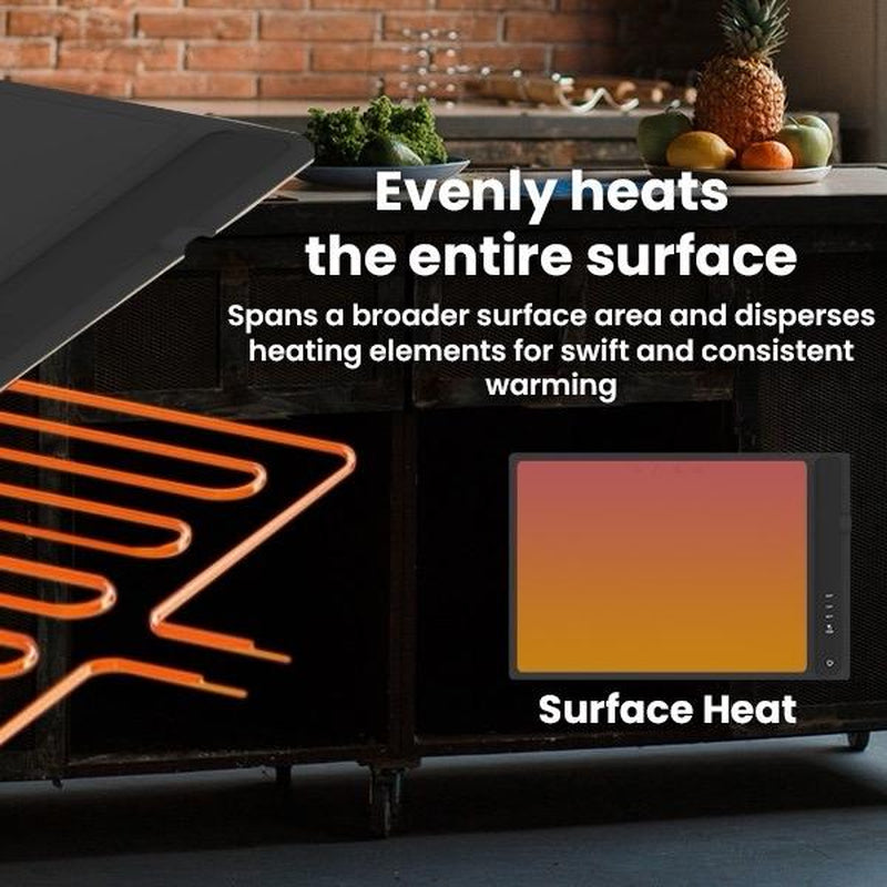 Electric Warming Tray, Full Surface Heating, Portable Food Warmer Rolling Silicone Mat, Food Warmer for Parties Features Foldable Design & Fast Heating, Warming Plate for Buffet, Holidays…